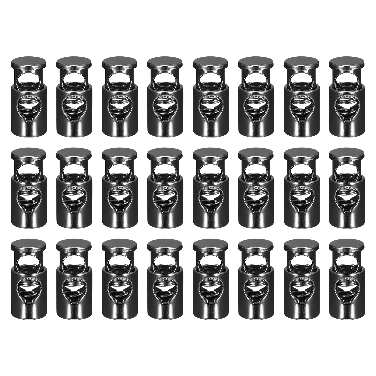 Uxcell 24pcs Metal Cord Locks, 0.2