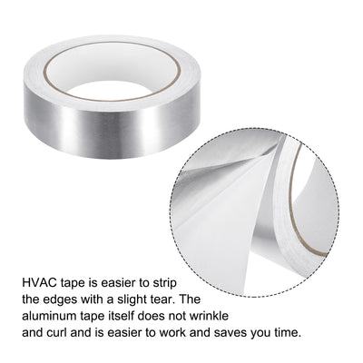 Harfington Aluminum Tape, 1.18 Inch x 65ft Foil Tape (1.96 Mil) Silver Tape Aluminum Tape
