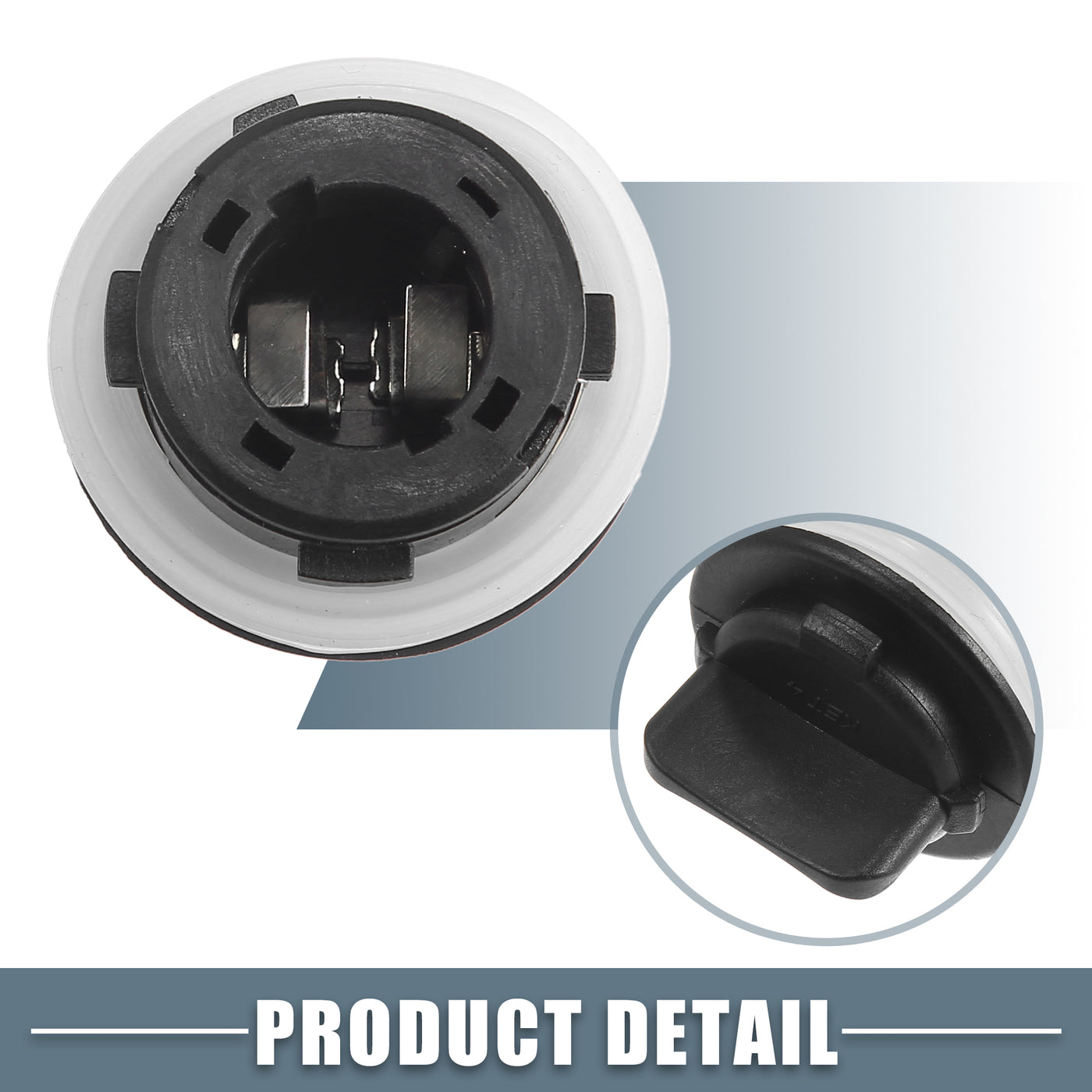 A ABSOPRO Front Left Right Turn Signal Light Bulb Socket Holder 92166-3K000 921663K000 for Hyundai Accent 2012-2017 Plastic Black