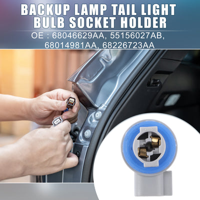Harfington Car Side Marker High Mounted Stop Lamp Backup Lamp Tail Light Bulb Socket Holder 68046629AA 68226723AA for Dodge for Ram 1500 2500 3500 2002-2018