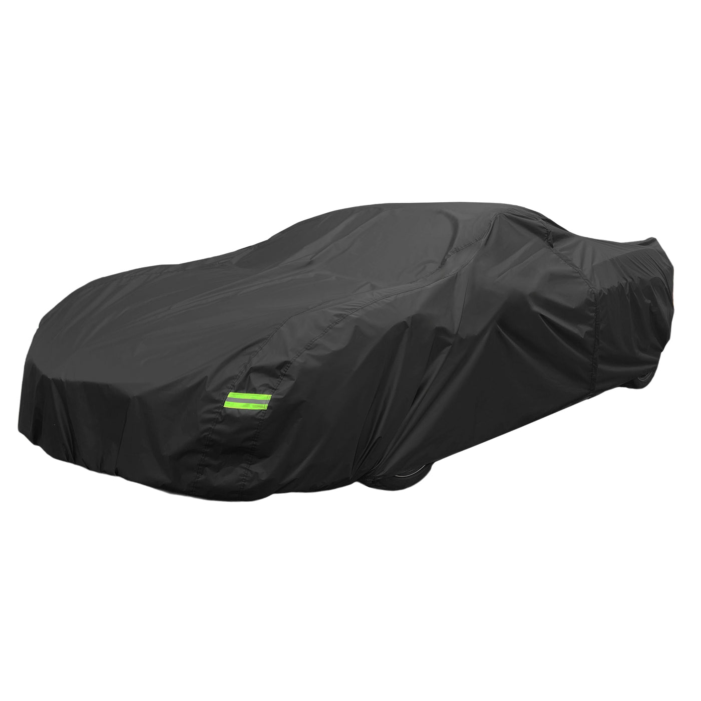 X AUTOHAUX Waterproof Car Cover for Chevrolet Corvette C3 1968-1982 Outdoor Full Car Cover with Zipper Door for Snow Rain Dust All Weather Protection Black