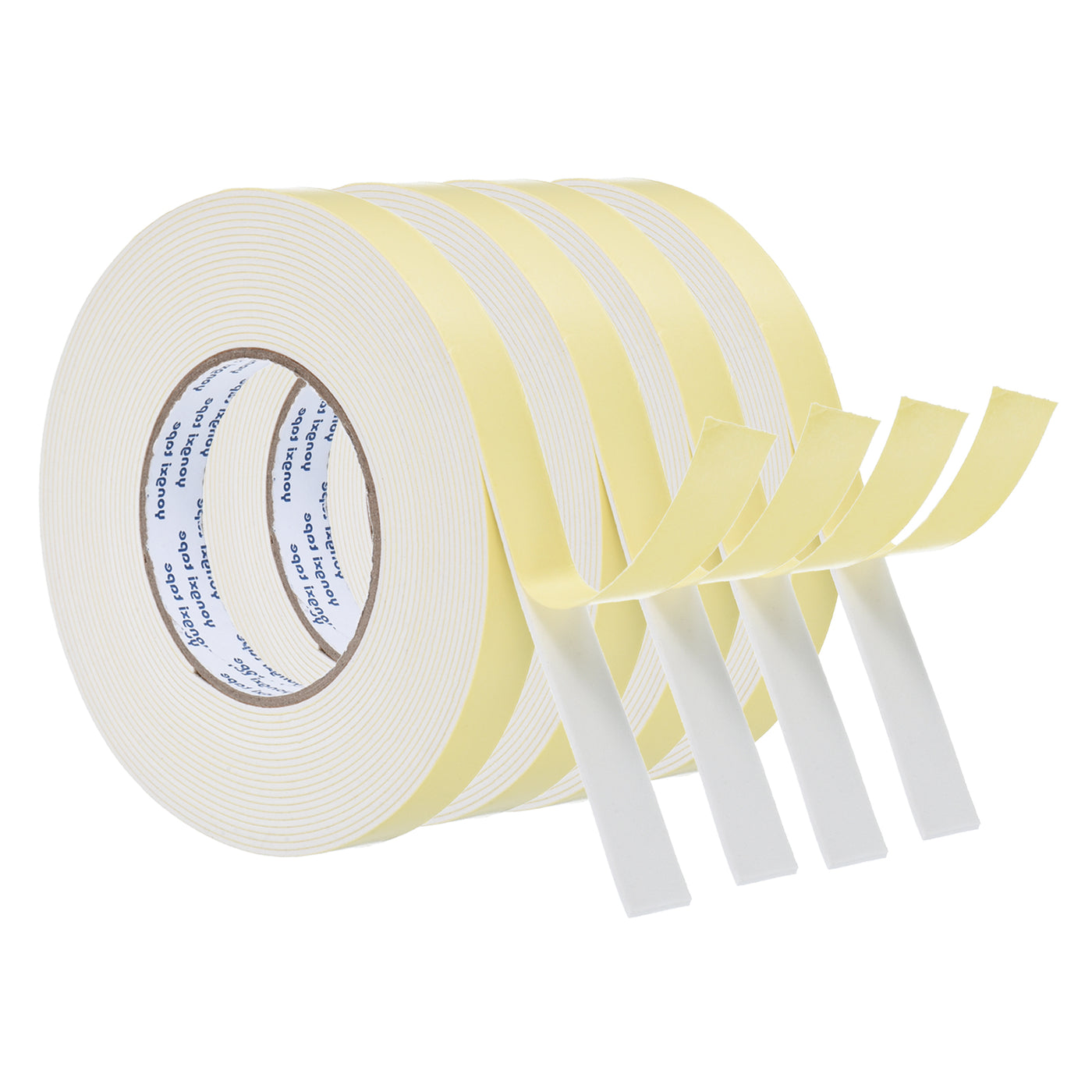 Harfington Foam Tape Weather Strip, 4 Rolls 18mmx2mmx8m Weather Stripping Door Seal EVA Foam Tape Insulation Strip