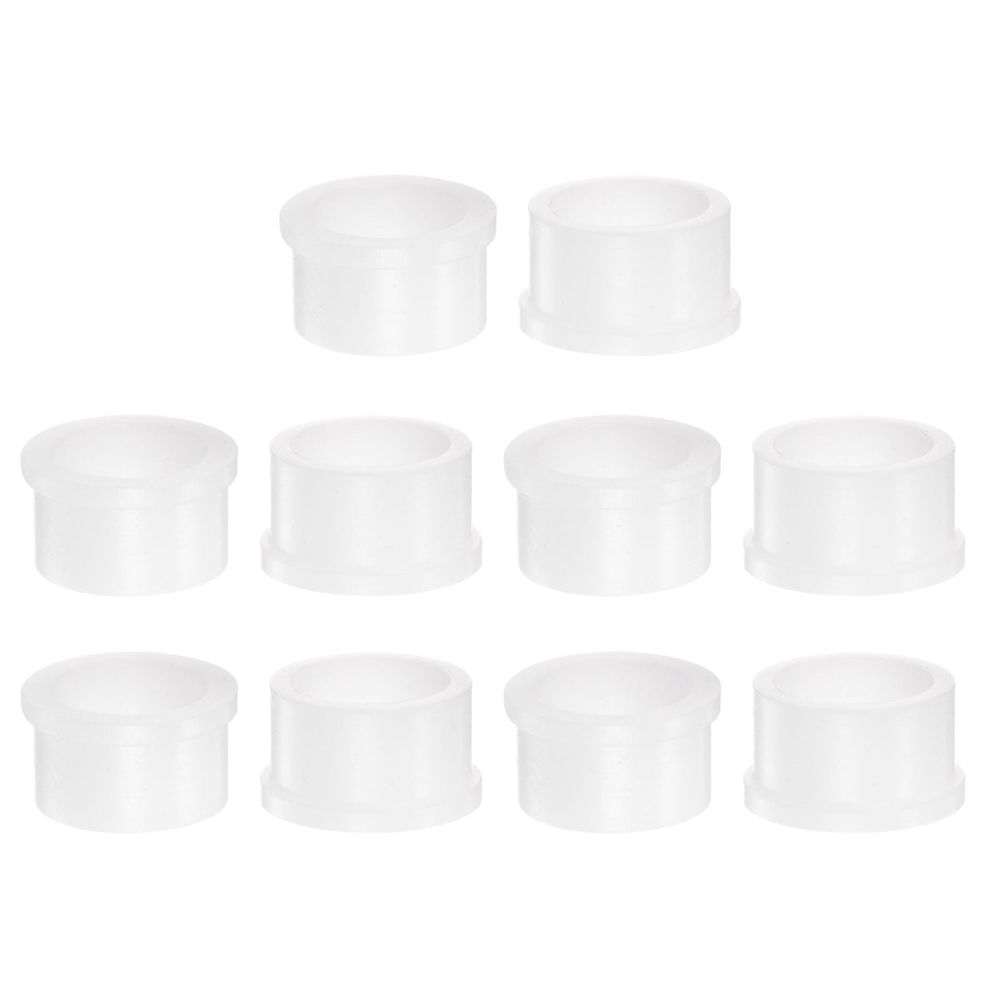 10pcs Flanged Sleeve Bearings 12.75mmx16.35mmx10mm Nylon Bushings