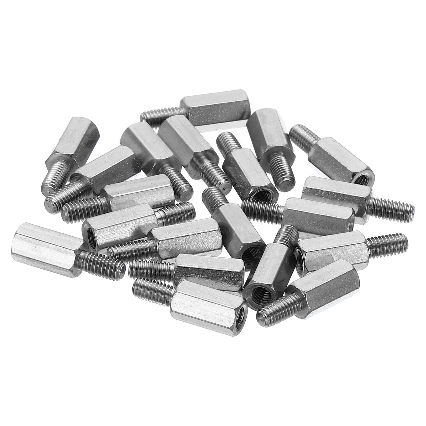 Harfington M3x9mm+6mm Male-Female Hex Standoff, 20 Pack Stainless Steel PCB Standoffs Screws for Motherboards, Computer Cases, Circuit Boards, Electronics