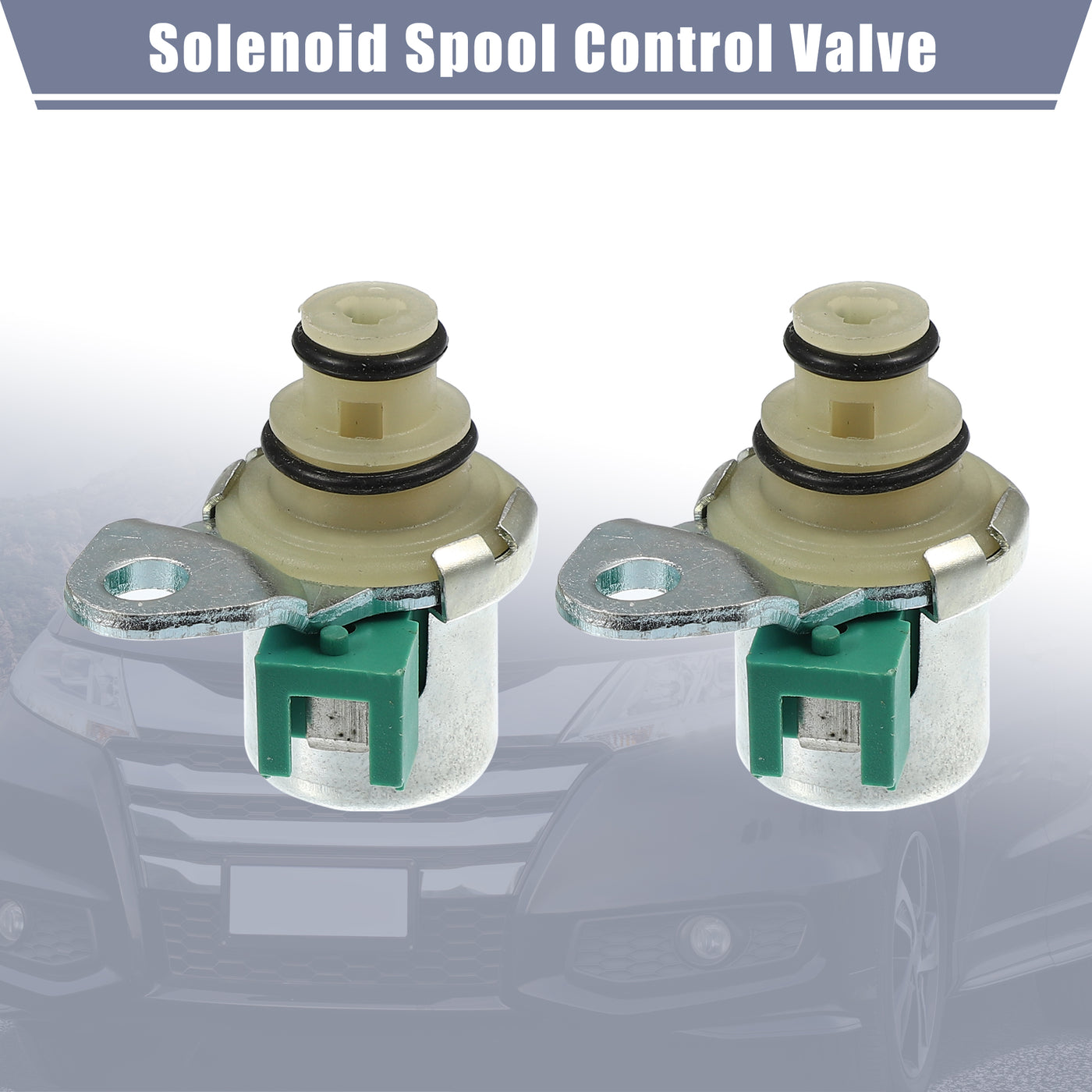 X AUTOHAUX 1 Pair Solenoid Spool Control Valve for Ford for Mazda 1999-On 4F27E FN4A-EL Model 4-Speed Transmission Variable Timing Solenoid