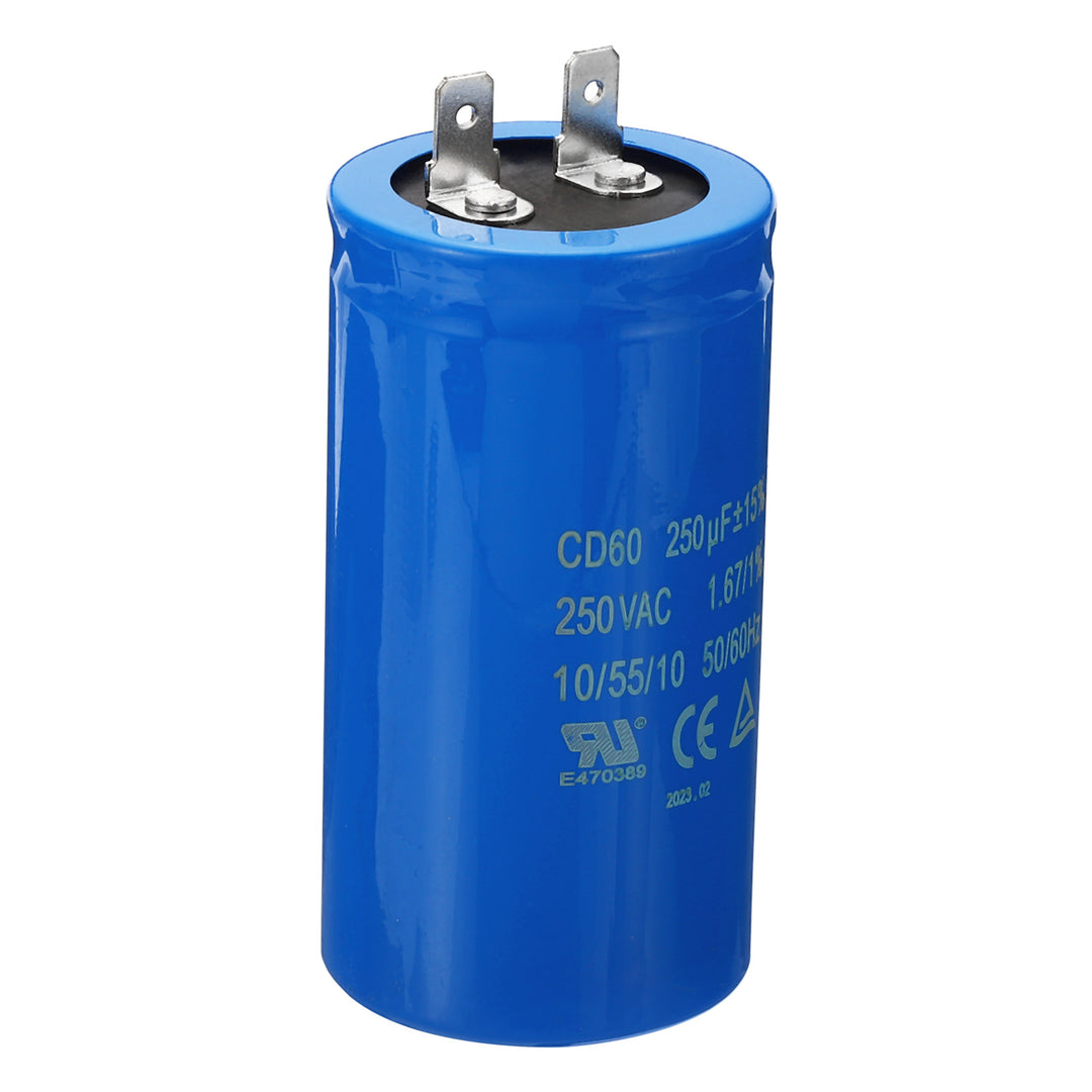 CD60 Run Capacitor, 250uF/MFD 250VAC 15% Tolerance 50/60Hz Motor CD60 Run Capacitor, 250uF/MFD 250VAC 15% Tolerance 50/60Hz Motor