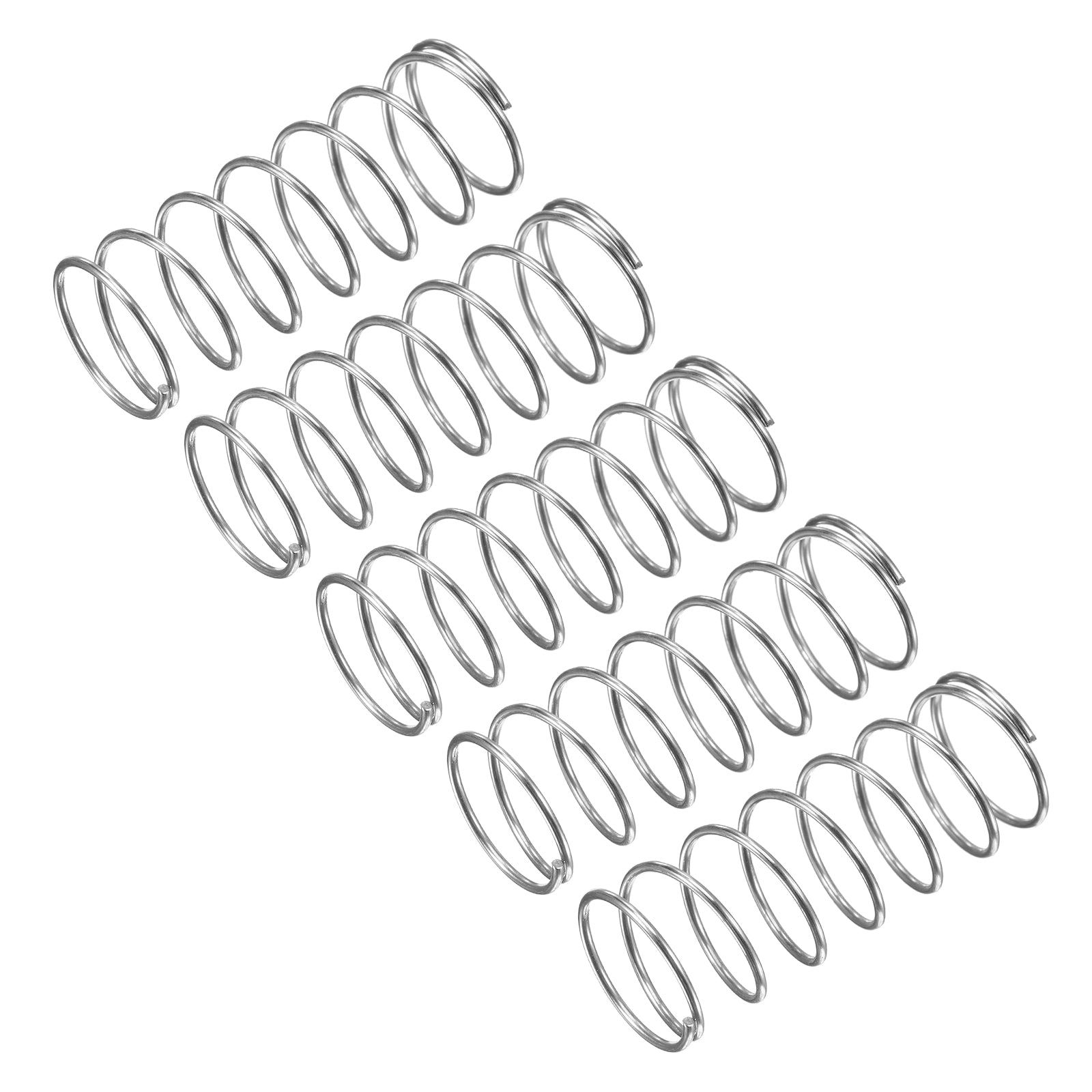 40mm Spring Uxcell Compression Spring, 15Pcs 304 Stainless Steel, 16mm OD, 1mm Wire ...