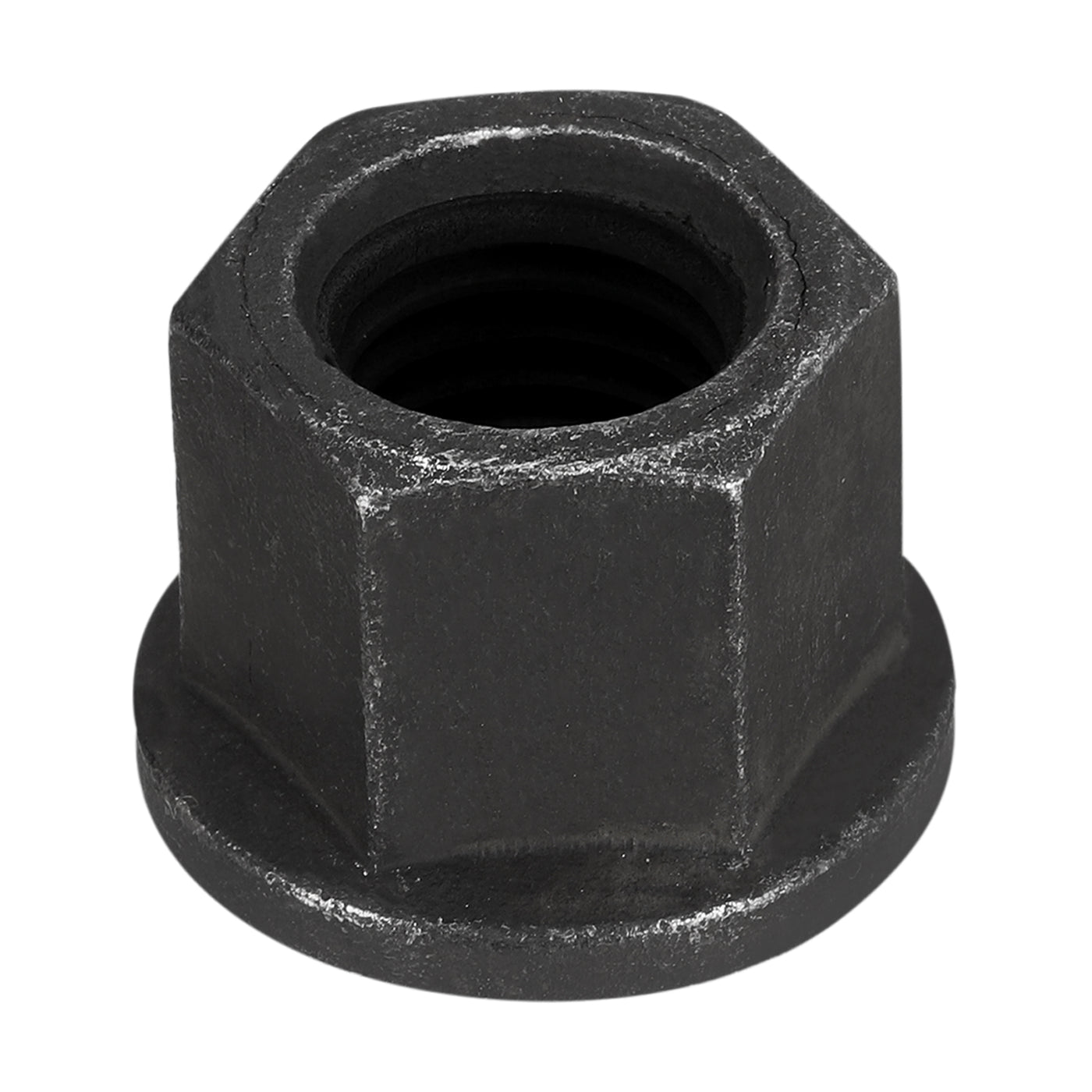 uxcell Uxcell M18 Flange Hex Lock Nut, Grade 8.8 Carbon Steel Hex Flange Nut