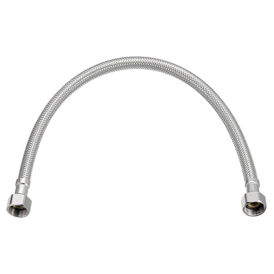 Harfington Uxcell 16" Faucet Supply Line Connector, 3/8" Female x 3/8" Female SUS304 Water Hose