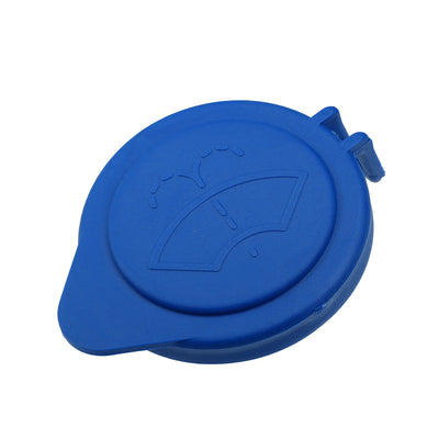 Harfington Windshield Washer Fluid Reservoir Bottle Tank Cap Fit for Ford Focus 2012-2018 for Ford Transit Connect 2018-2021 - Pack of 1 Blue