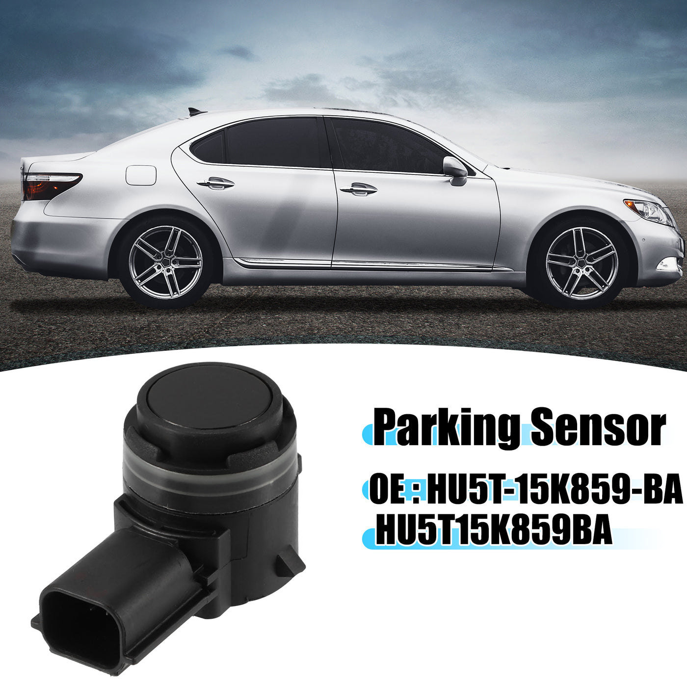 X AUTOHAUX Car Bumper PDC Reverse Parking Assist Sensor for Ford Edge 2019-2021 HU5T-15K859-BA HU5T15K859BA