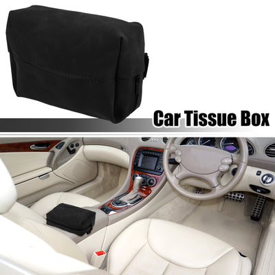 Harfington Car Center Armrest Back Seat Universal Car Tissue Box Car Visor Tissue Holder - Pack of 1