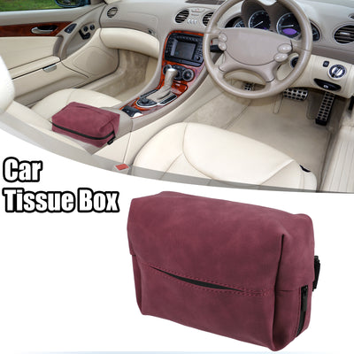 Harfington Car Center Armrest Back Seat Universal Car Tissue Box Car Visor Tissue Holder - Pack of 1