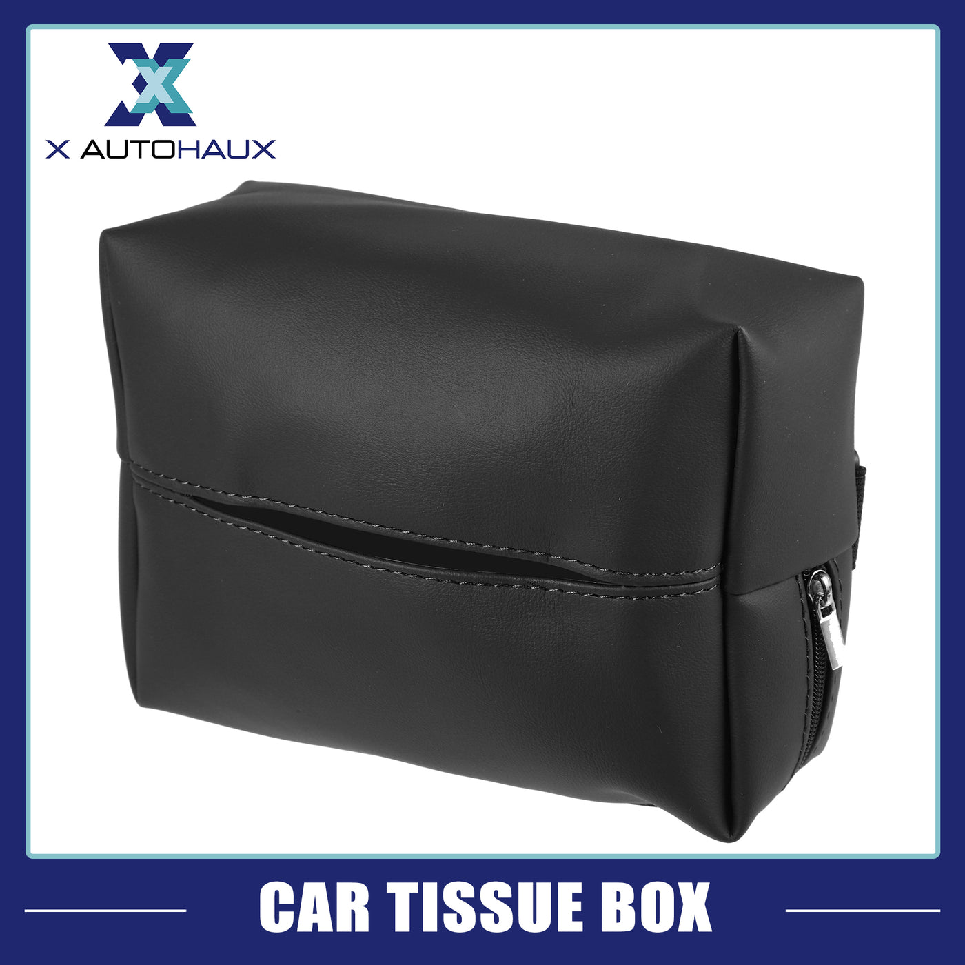 ACROPIX Car Armrest Back Seat Universal Car Tissue Box Tissue Holder Car Accessories - Pack of 1