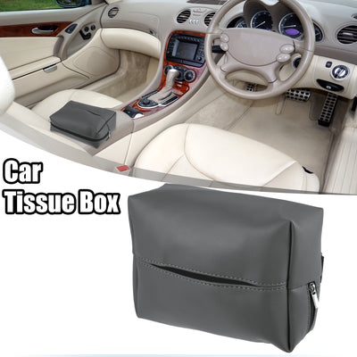 Harfington Car Armrest Back Seat Universal Car Tissue Box Tissue Holder Car Accessories - Pack of 1