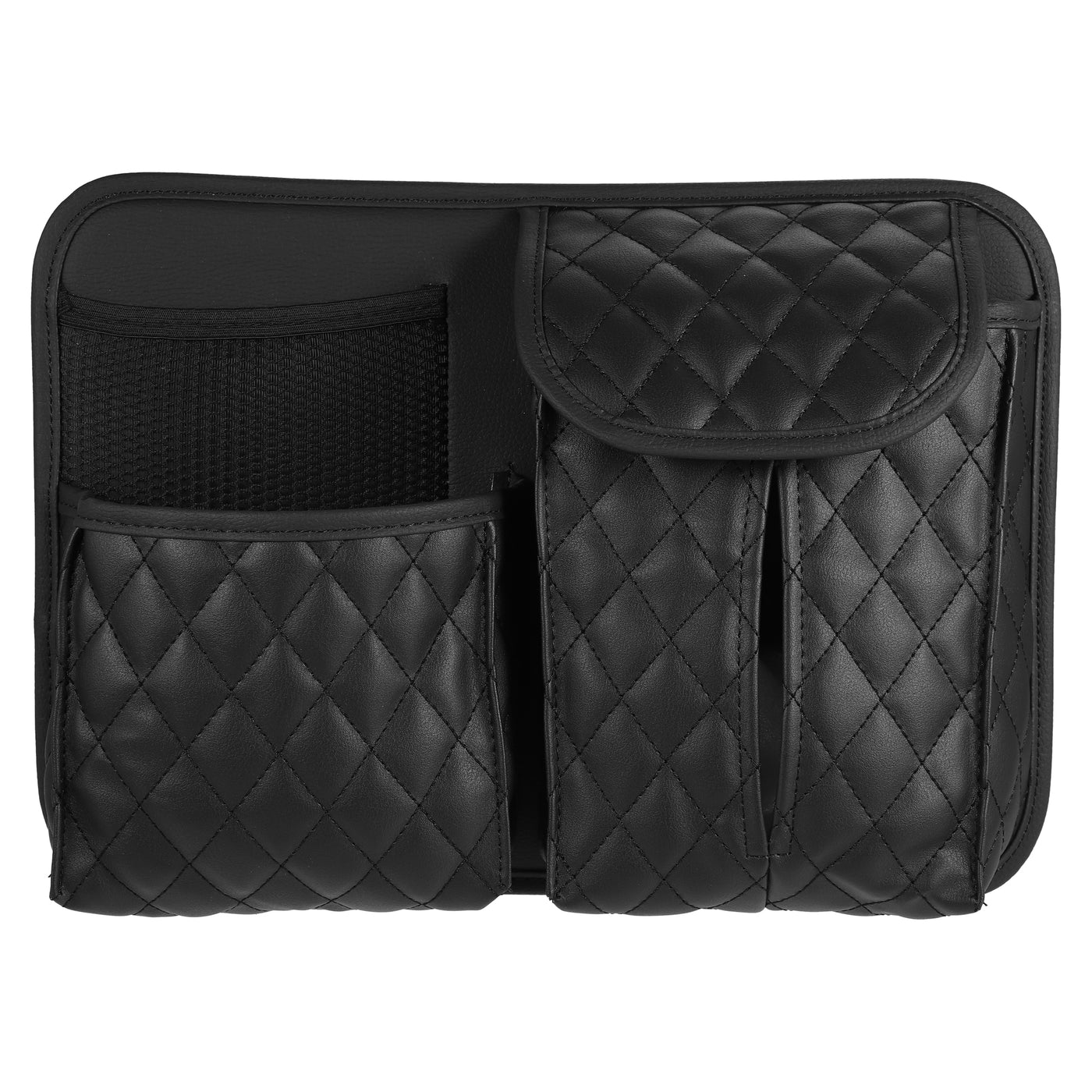 ACROPIX Car Seat Back Universal Car Back Seat Storage Bag Organizer Black - Pack of 1