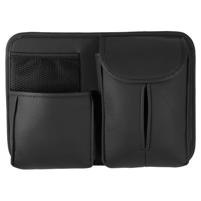 Harfington Car Seat Back Universal Car Back Seat Storage Bag Multi Pockets Organizer Black - Pack of 1