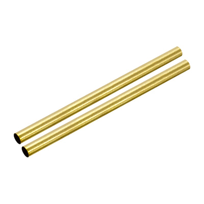 Harfington Uxcell Brass Round Tube 8mm OD 0.2mm Wall Thickness 150mm Length Pipe Tubing 2 Pcs