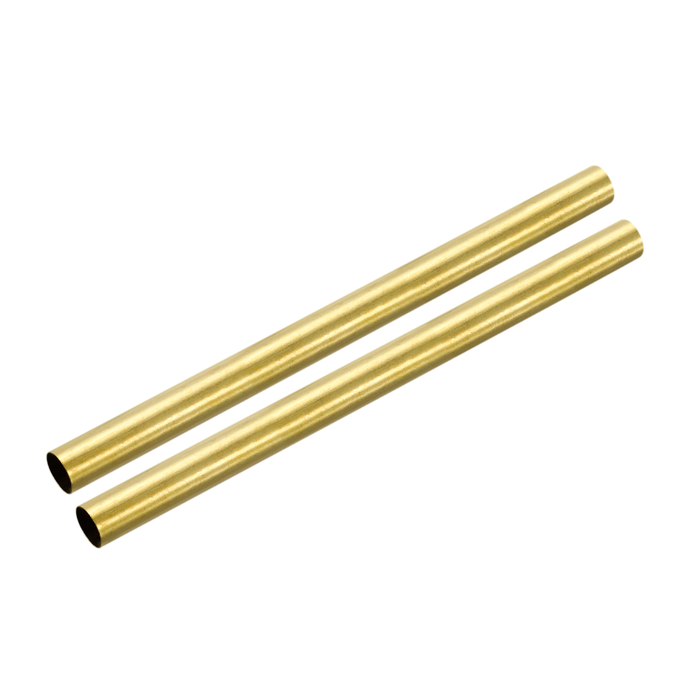 uxcell Uxcell Brass Round Tube 10mm OD 0.2mm Wall Thickness 150mm Length Pipe Tubing 2 Pcs