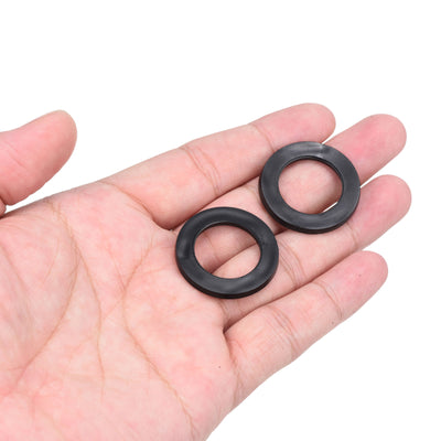 Harfington M20 Rubber Flat Washer, 8 Pack 20mm ID 30mm OD Sealing Spacer Gasket Ring,Black