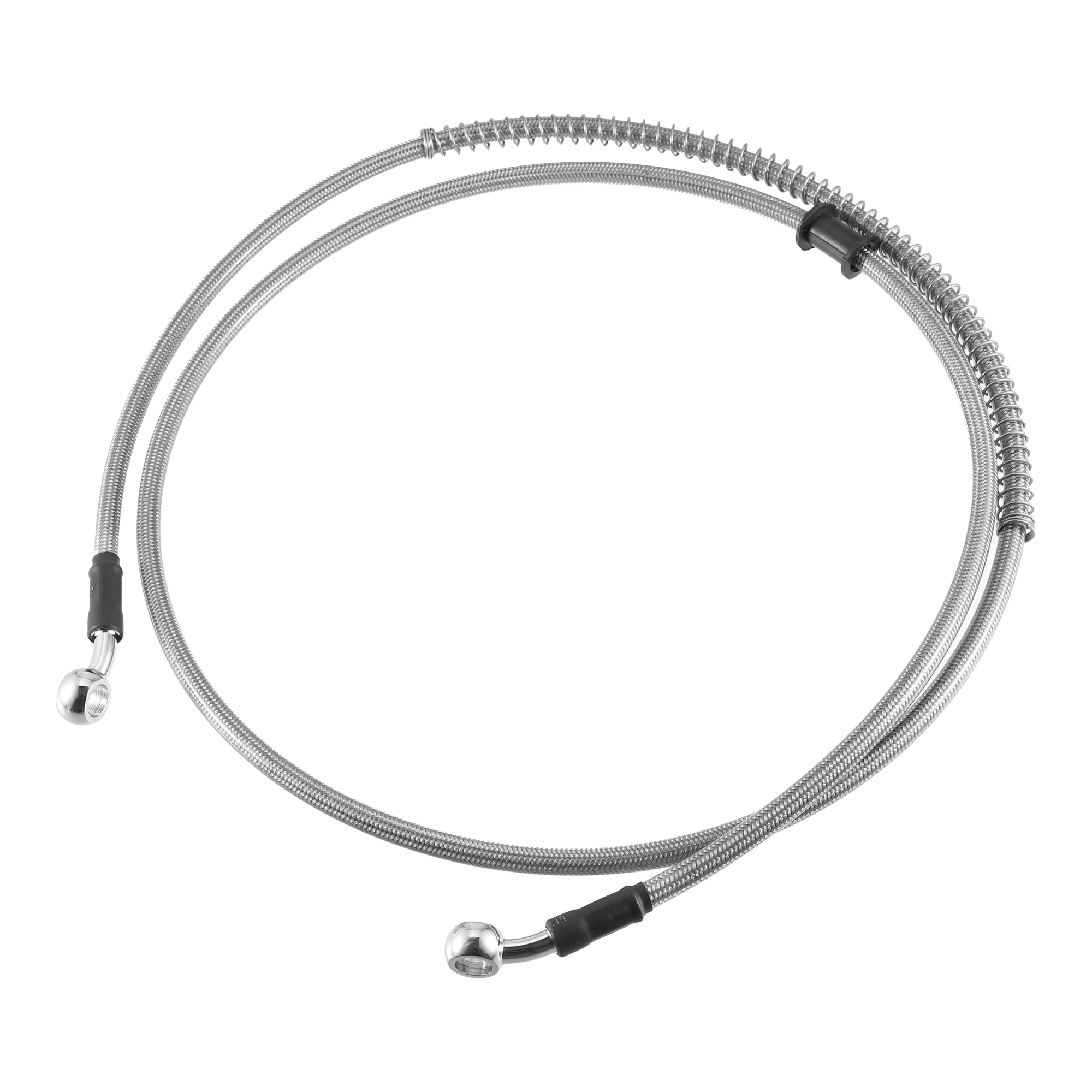 160cm AN3 M10 Car Hydraulic Brake Line Oil Hose Pipe Fitting 28° 28° Stainless Steel For Car