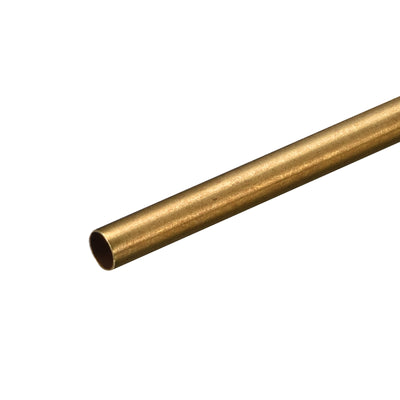 Harfington Uxcell Brass Round Tube 4mm OD 0.2mm Wall Thickness 250mm Length Pipe Tubing