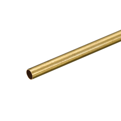 Harfington Uxcell Brass Round Tube 5mm OD 0.2mm Wall Thickness 250mm Length Pipe Tubing