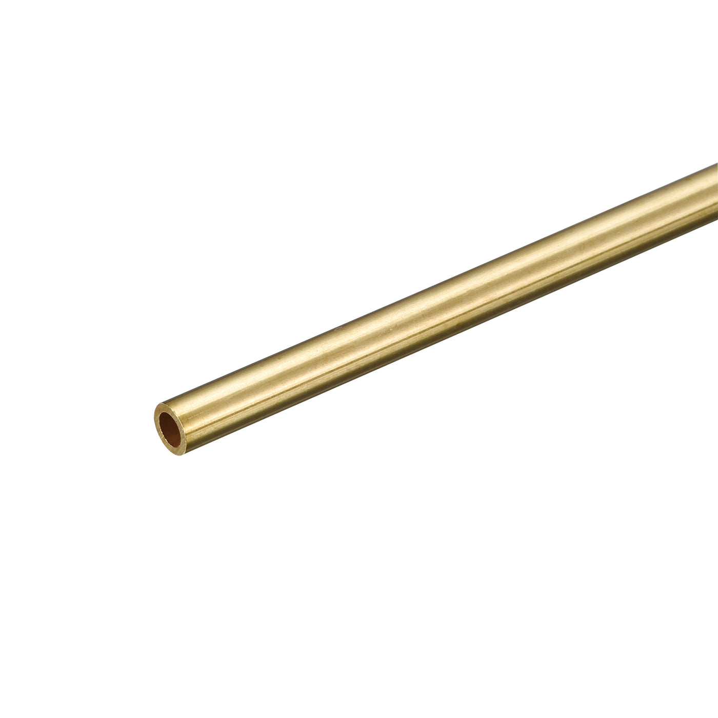uxcell Uxcell Brass Round Tube 6mm OD 1mm Wall Thickness 250mm Length Pipe Tubing