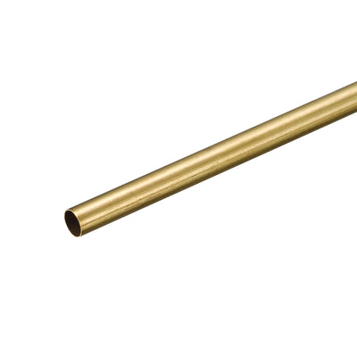 Harfington Uxcell Brass Round Tube 6mm OD 0.2mm Wall Thickness 250mm Length Pipe Tubing