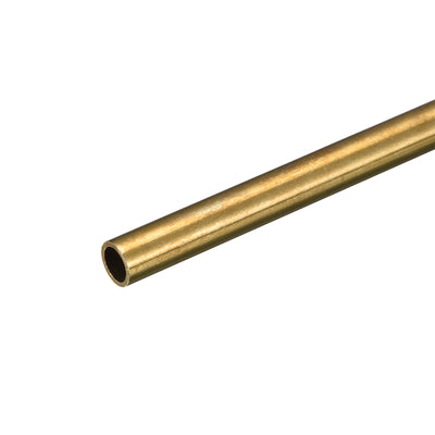 Harfington Uxcell Brass Round Tube 9mm OD 1mm Wall Thickness 250mm Length Pipe Tubing