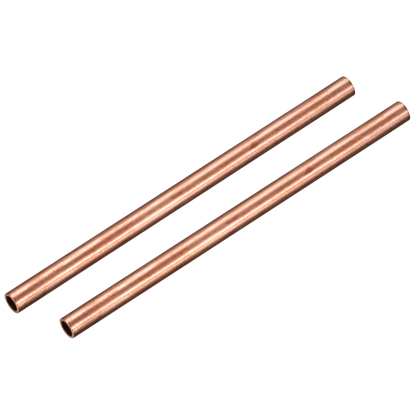 Brass Round Tube 9mm OD 1mm Wall Thickness 100mm Length Pipe Tubing 2 Pcs