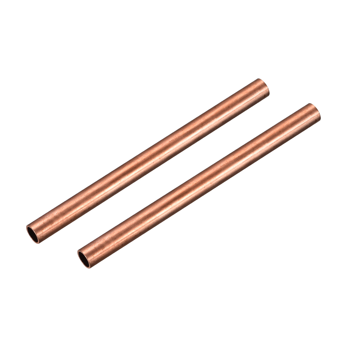 uxcell Uxcell Copper Round Tube 11mm OD 1mm Wall Thickness 150mm Length Pipe Tubing 2 Pcs