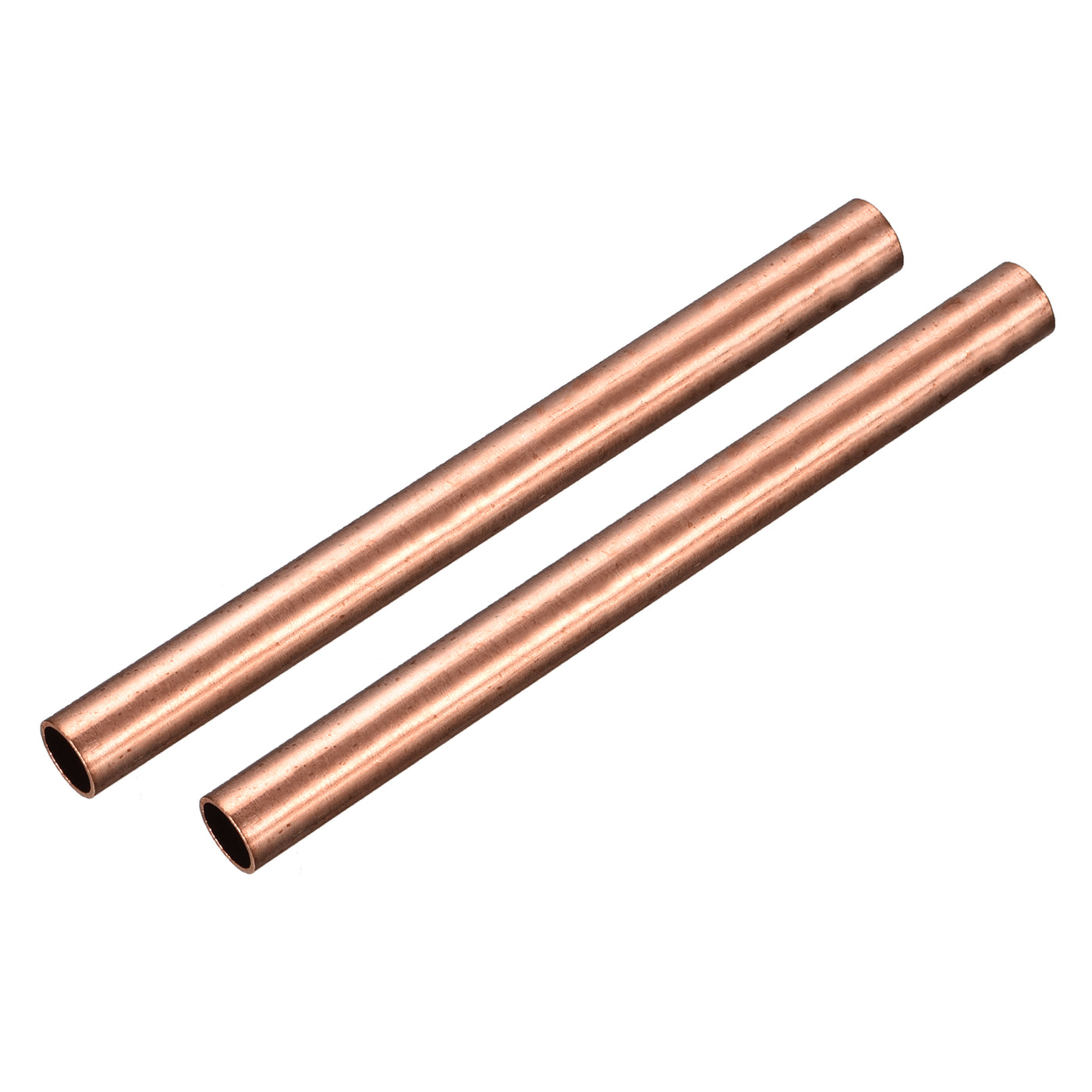 uxcell Uxcell Copper Round Tube 13mm OD 1mm Wall Thickness 150mm Length Pipe Tubing 2 Pcs
