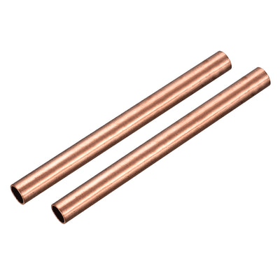 Harfington Uxcell Copper Round Tube 13mm OD 1mm Wall Thickness 150mm Length Pipe Tubing 2 Pcs