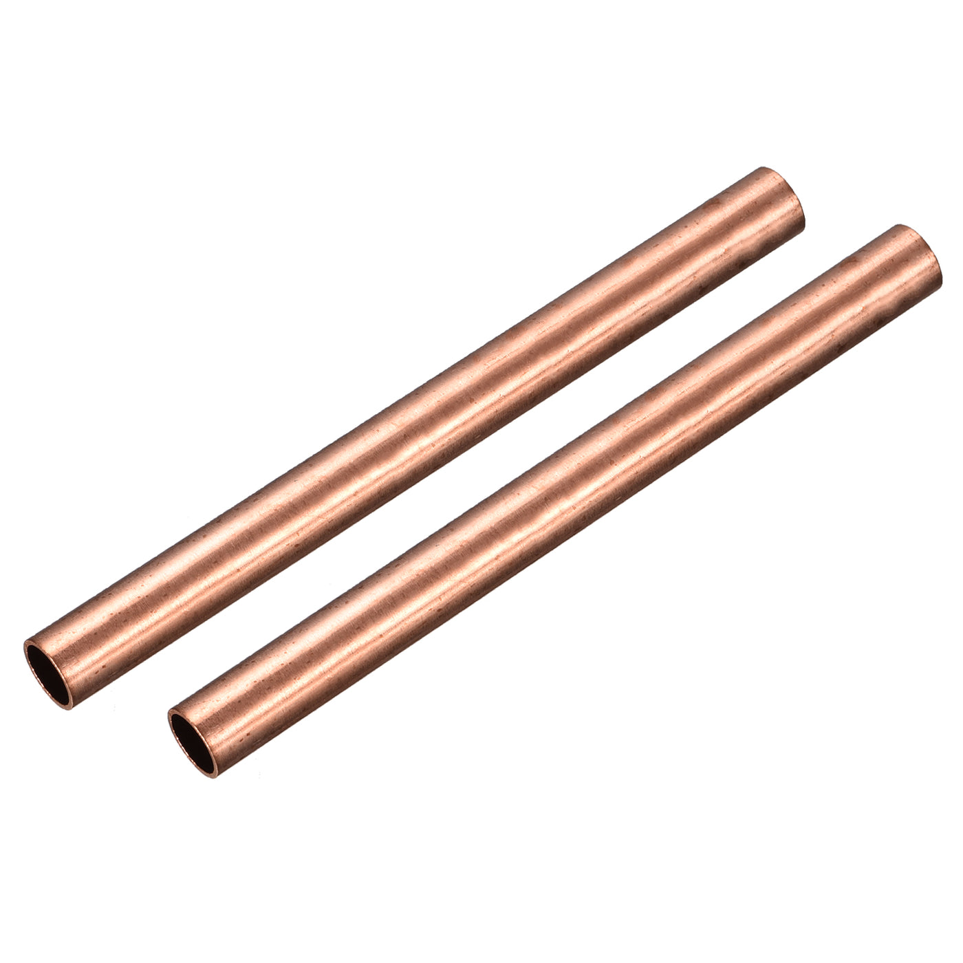uxcell Uxcell Copper Round Tube 14mm OD 1mm Wall Thickness 150mm Length Pipe Tubing 2 Pcs