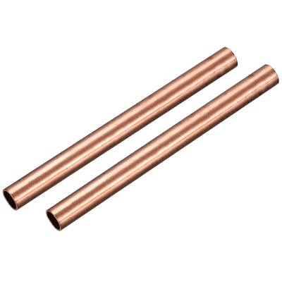 Harfington Uxcell Copper Round Tube 16mm OD 1mm Wall Thickness 150mm Length Pipe Tubing 2 Pcs