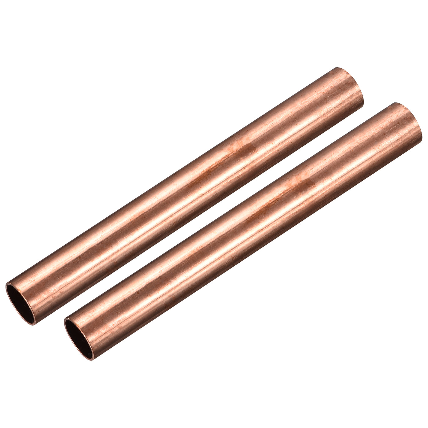uxcell Uxcell Copper Round Tube 20mm OD 1mm Wall Thickness 150mm Length Pipe Tubing 2 Pcs