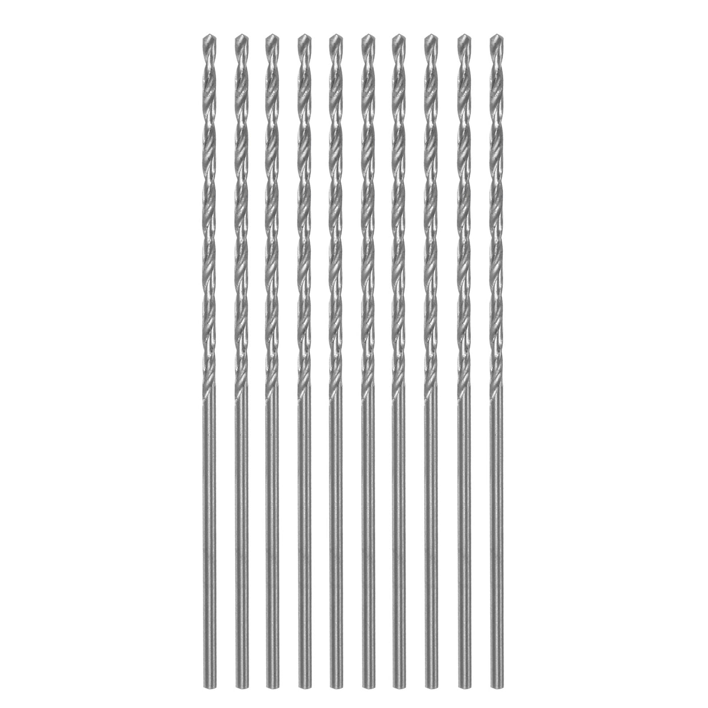 Harfington Extra Long Drill Bits HSS Drill Bit, with High Speed Steel Straight Shank for Metal Woodwork Plastic Aluminum Alloy