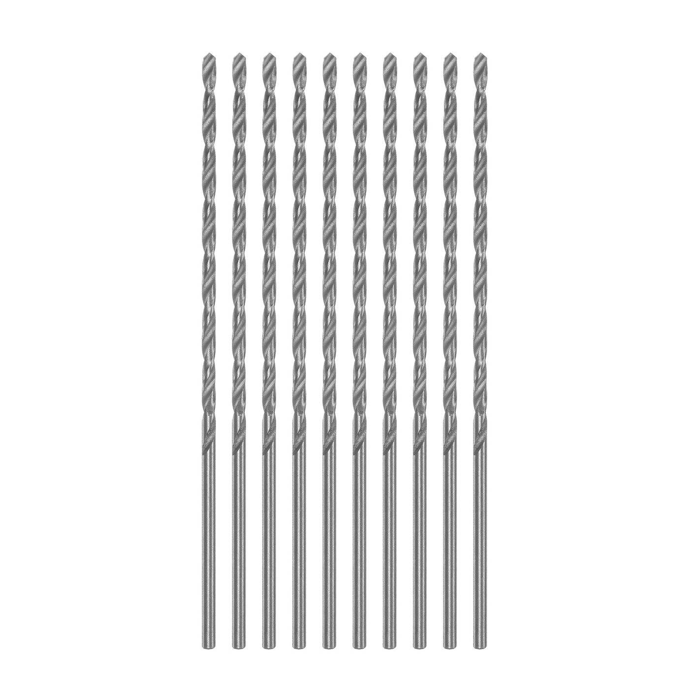 Harfington Extra Long Drill Bits HSS Drill Bit, with High Speed Steel Straight Shank for Metal Woodwork Plastic Aluminum Alloy