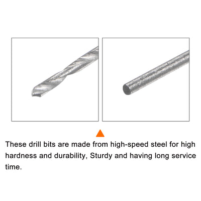 Harfington Extra Long Drill Bits Drill Bit with High Speed Steel Straight Shank for Metal Woodwork Plastic Aluminum Alloy