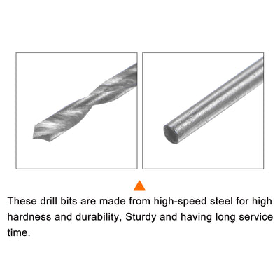 Harfington Extra Long Drill Bits Drill Bit with High Speed Steel Straight Shank for Metal Woodwork Plastic Aluminum Alloy