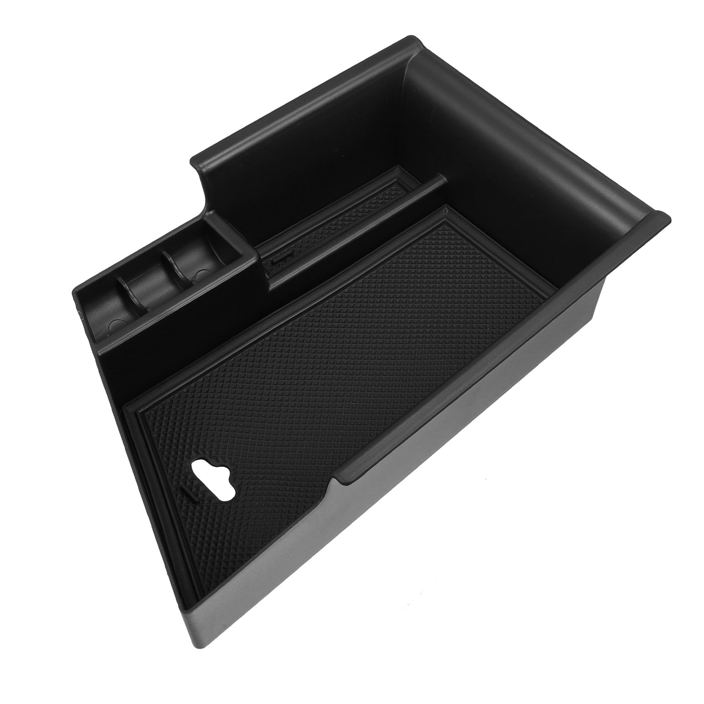 ACROPIX Front Center Console Organizer Tray Fit for for Hyundai Elantra - Pack of 1 Black