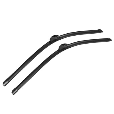 ACROPIX 26" 26" Front Rear Windshield Wiper Blade Set Fit for Mercedes-Benz E Class with Side Lock - Pack of 2 Black