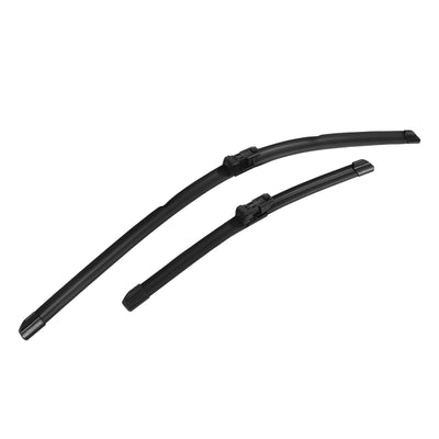 ACROPIX 26'' 15'' Front Rear Windshield Wiper Blade Set Fit for Chevrolet for Chevy SS with Top Lock - Pack of 2 Black