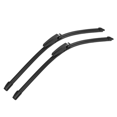 ACROPIX 22" 22" Front Rear Windshield Wiper Blade Set Fit for Audi A4 - Pack of 2 Black