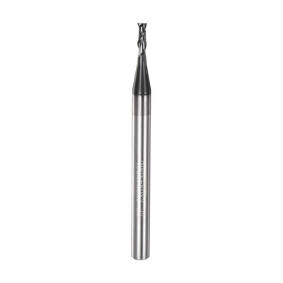 Harfington 2mm x 6mm x 4mm x 50mm Solid Carbide AlTiN Coated 2 Flute Square End Mill Bit