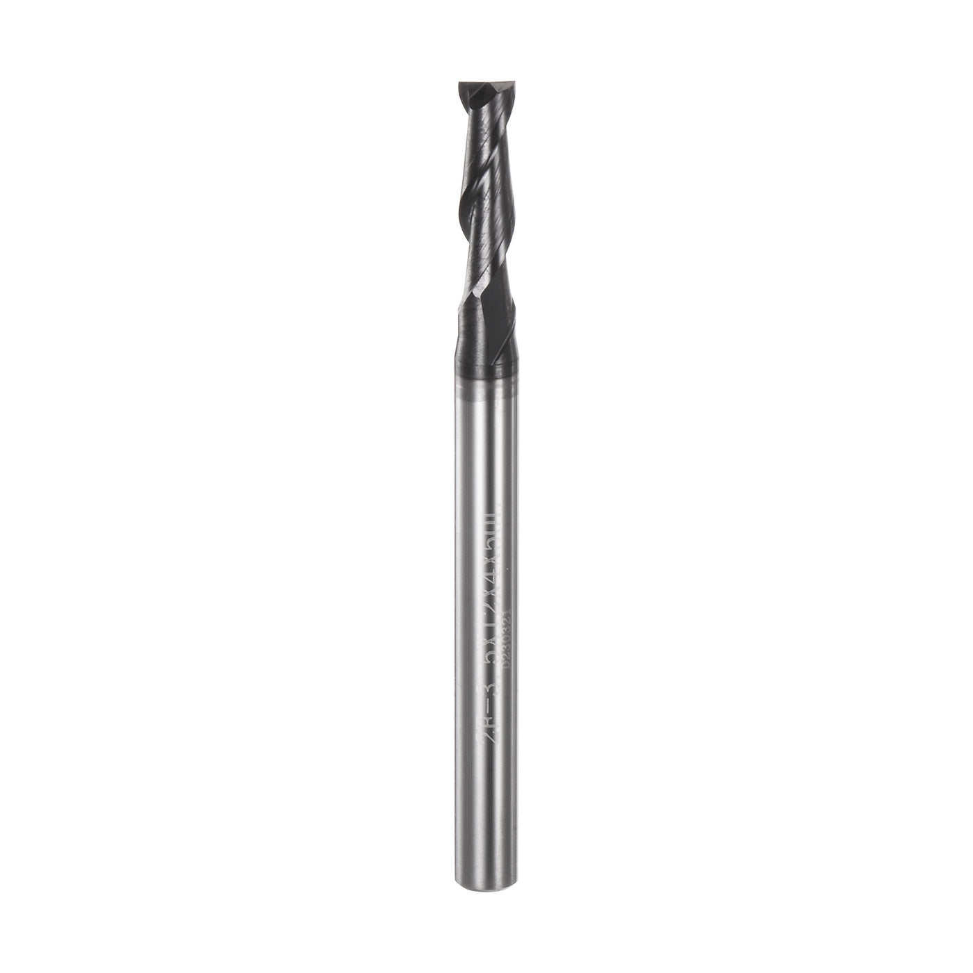 Harfington 3.5mm x 12mm x 4mm x 50mm Solid Carbide AlTiN Coated 2 Flute Square End Mill Bit