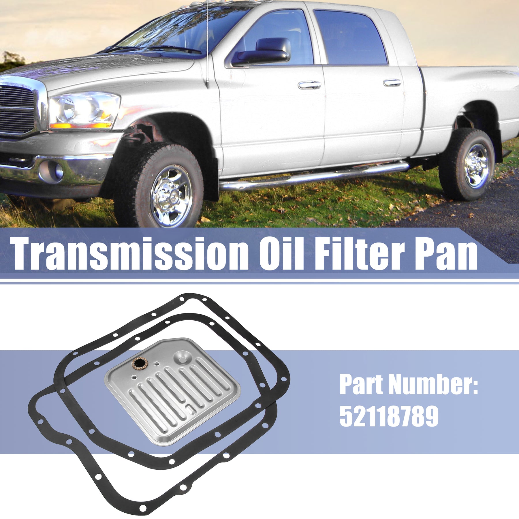 1 Set 52118789 Transmission Filter Oil Pan Gasket Kit for Dodge for Ram