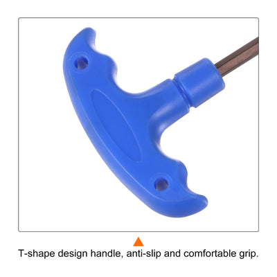 Harfington H2 T-Handle Hex Key Wrench S2 Steel T-Key Inner Hexagon Spanner