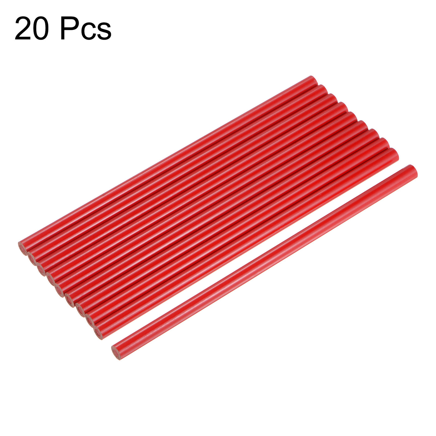 Harfington 20pcs Sewing Marking Pencil Water Soluble Fabric Pencil Tailors Chalk, Red